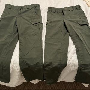 Men’s 5.11 TDU Green Stryke Pants (2 pairs)